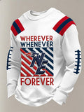 Men's Football Print T-Shirt