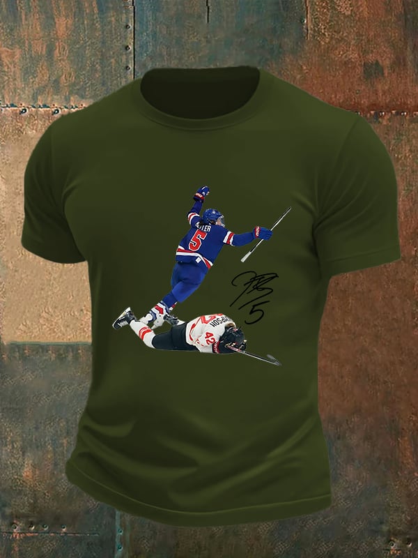 Men's   Funny Character Print T-Shirt