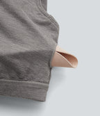 Cut Out Pocket 2-Piece Mini Yoga Active Dress