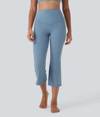 UltraSculptTM SoCinched High Waisted Tummy Control Cropped Yoga Bootcut Leggings with Pockets