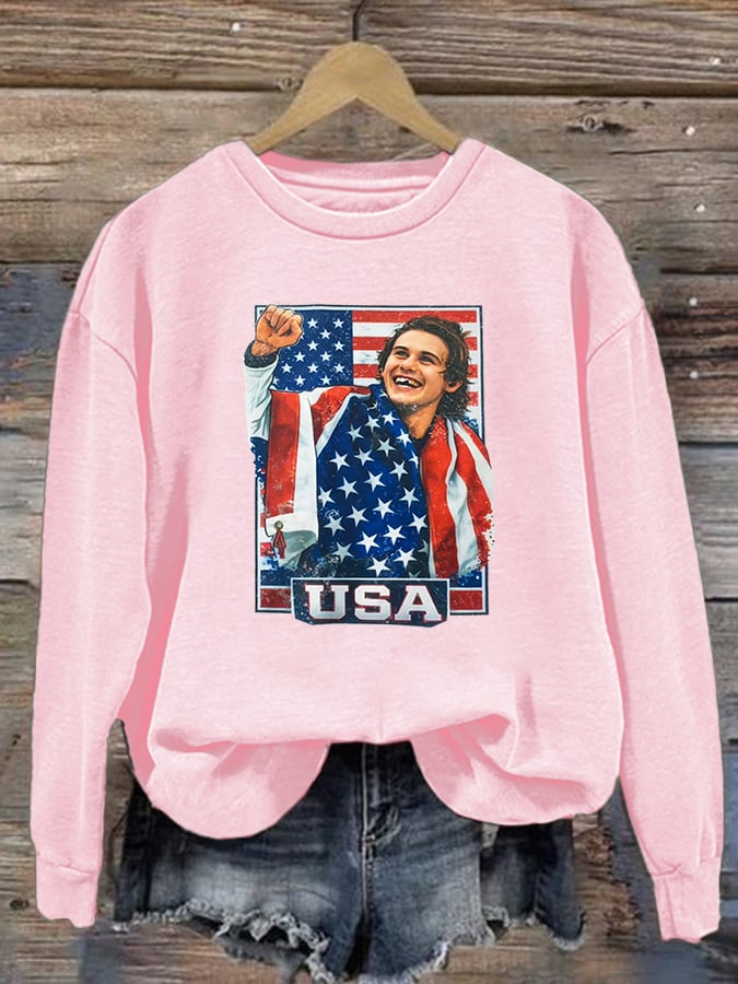 Women's  Funny Character Print  Sweater