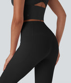 UltraSculptTM Cool Quick Dry SoCinched High Waisted Tummy Control Shaping Yoga Leggings with Pockets-UPF50+