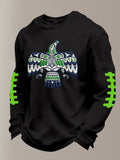 Men's Football Print Waffle T-Shirt