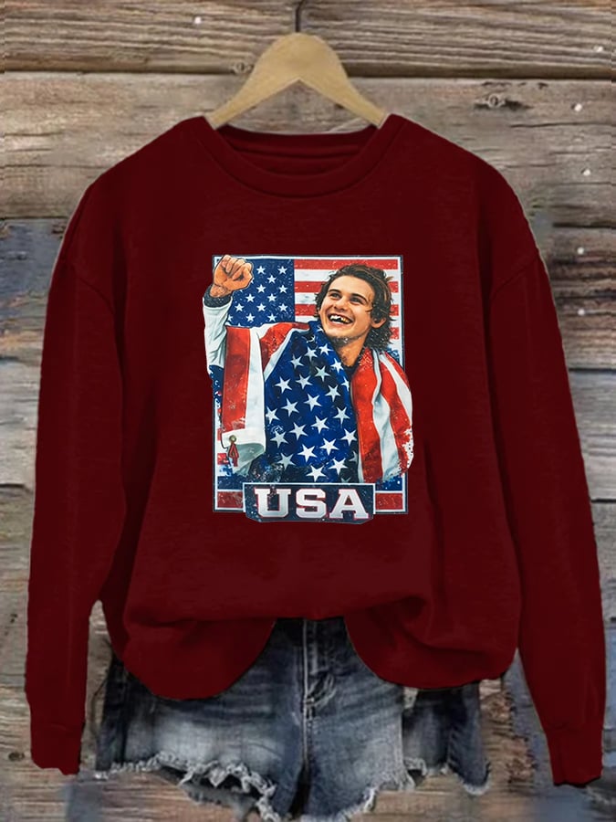 Women's  Funny Character Print  Sweater