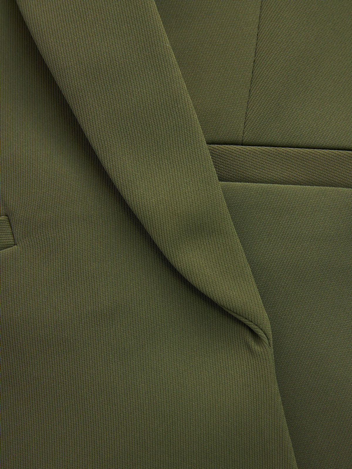 Loose Pleated Sleeve Suit Jacket