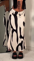 Women Printed Casual Skirt