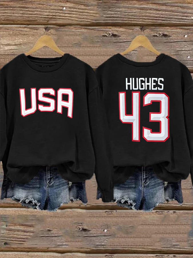 Women's  USA Print Sweatshirt
