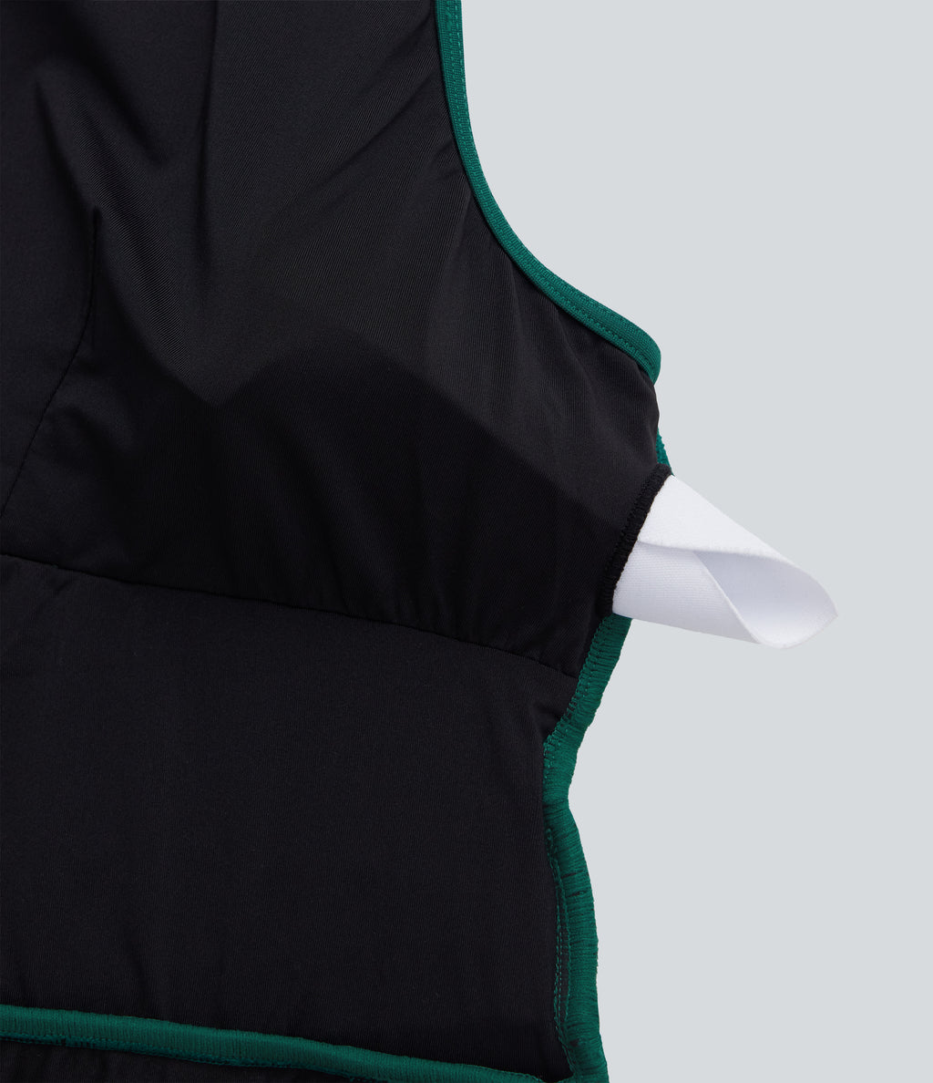 Plus Size V Neck Sleeveless Jumpsuit with Pockets-Easy Peezy Edition
