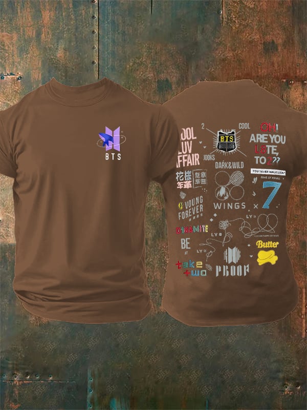 Men's  BTS Print T-Shirt