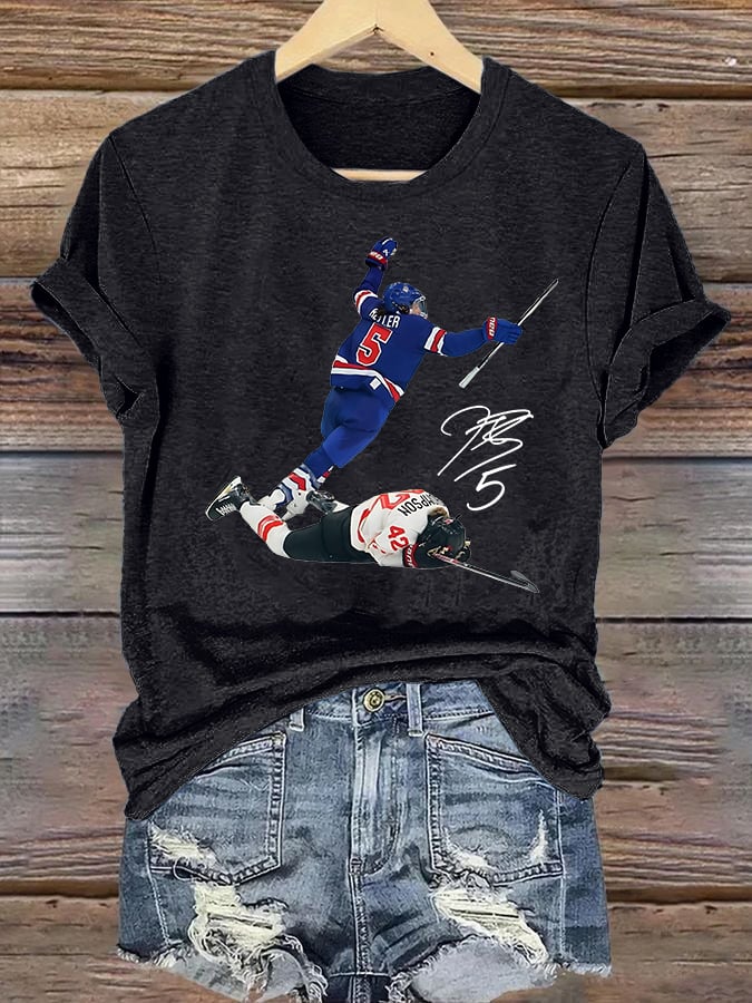 Women's  Funny Character Print T-Shirt