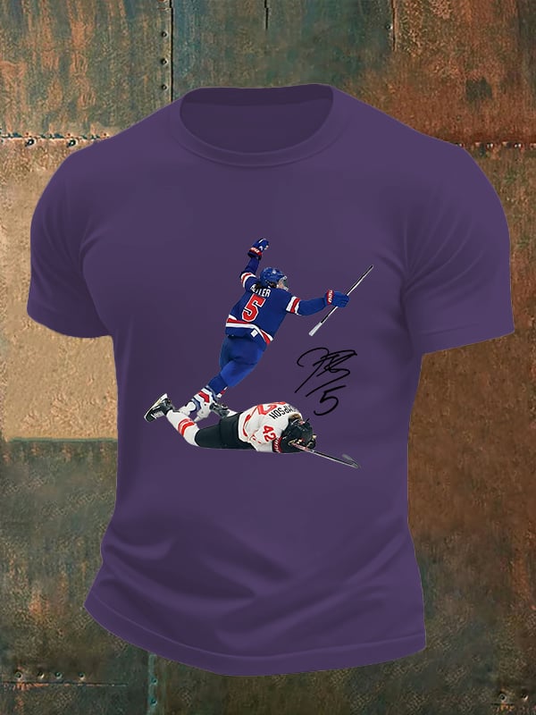Men's   Funny Character Print T-Shirt