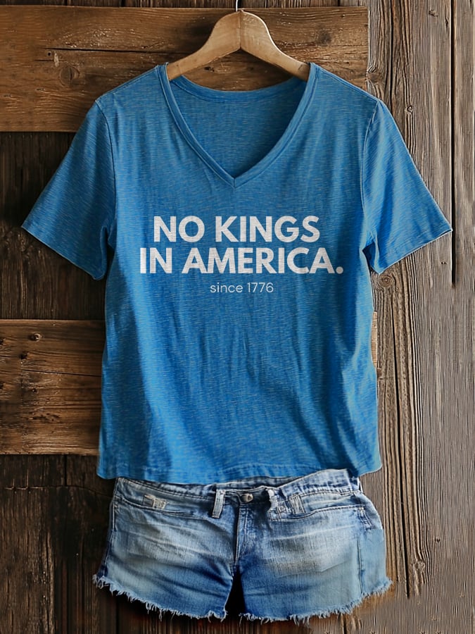 🔥Buy 3 Get 15% Off🔥Women's Casual Fashion American Kingless Printed T-Shirt