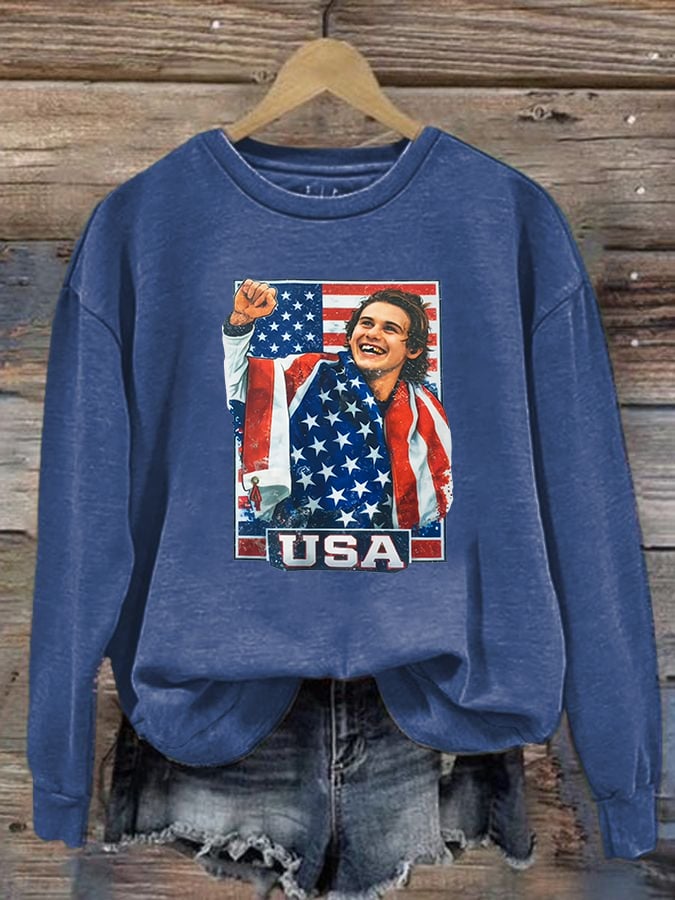 Women's  Funny Character Print  Sweater