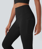 UltraSculptTM Cool Quick Dry SoCinched High Waisted Tummy Control Yoga Bootcut Leggings-UPF 50+ with Pockets