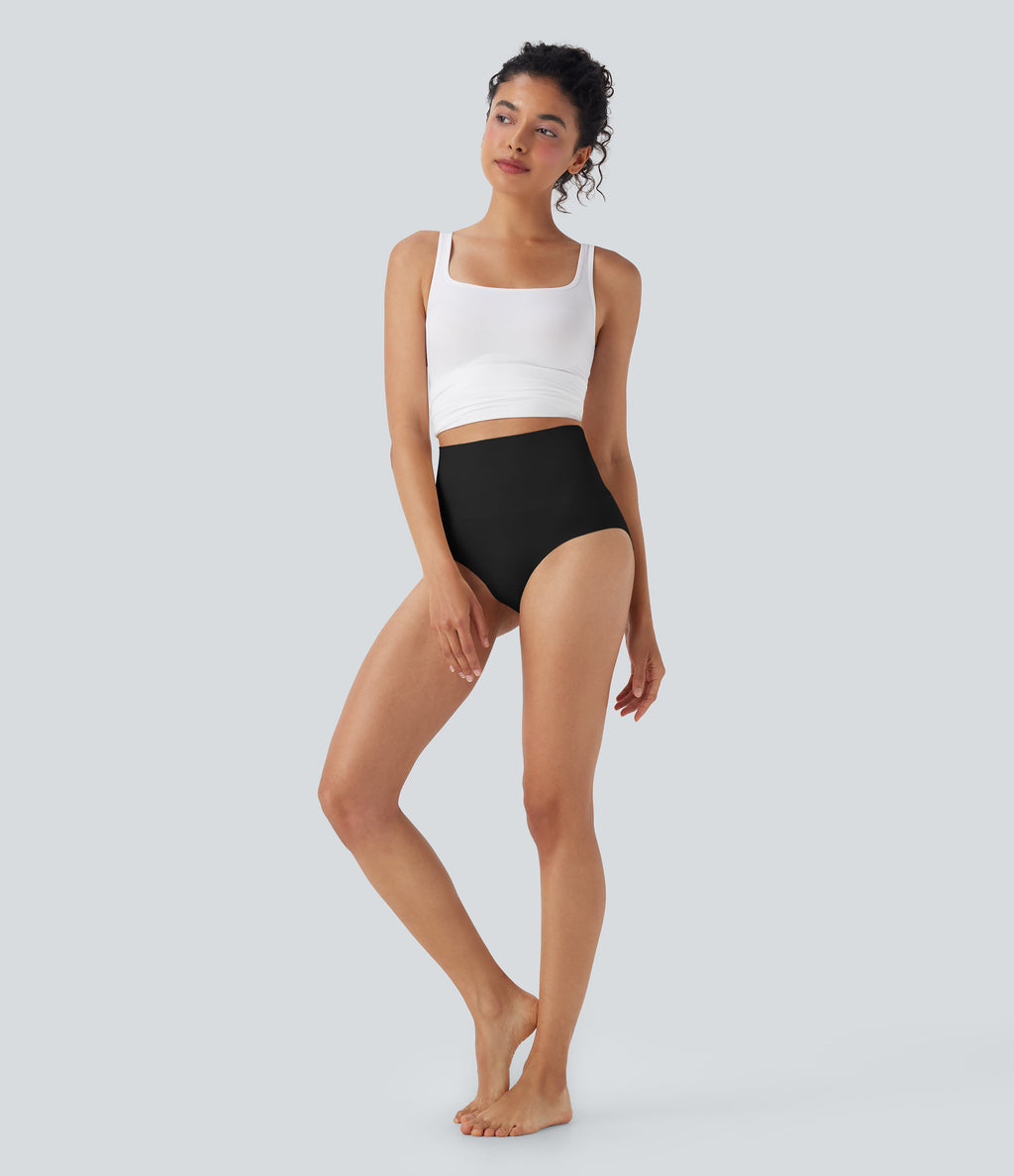 Seamless Flow High Waisted Shapewear Lounge Underwear Panties
