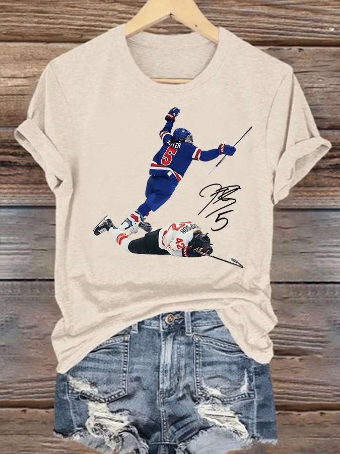 Women's  Funny Character Print T-Shirt