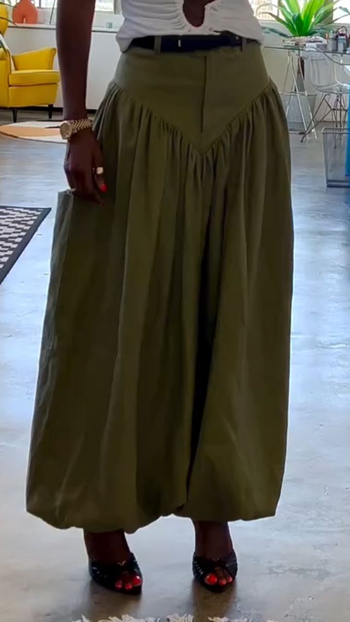 Women Spliced Solid Color Casual Pants