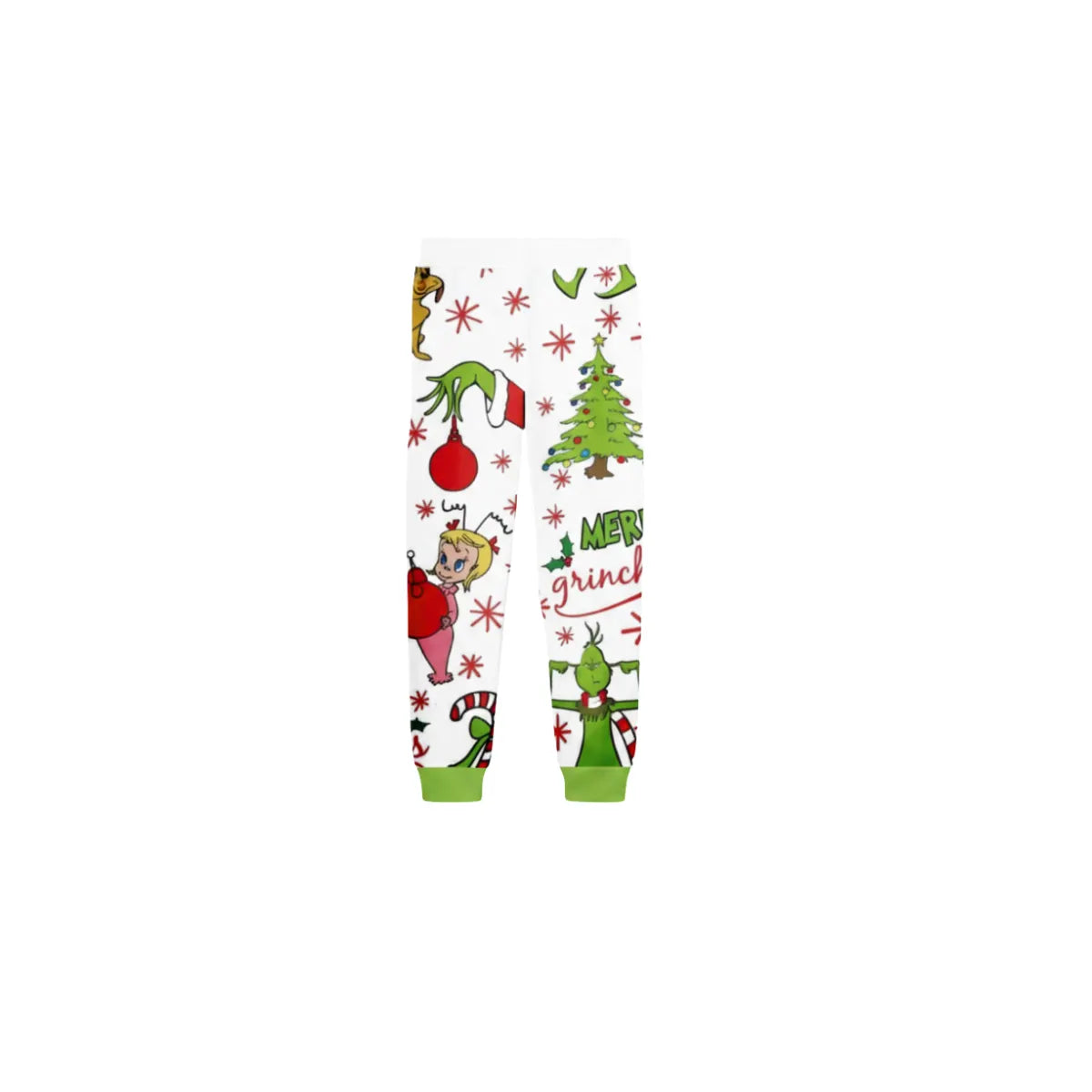 Holiday Family Christmas Pajamas Set With Funny Xmas Character Pattern Design