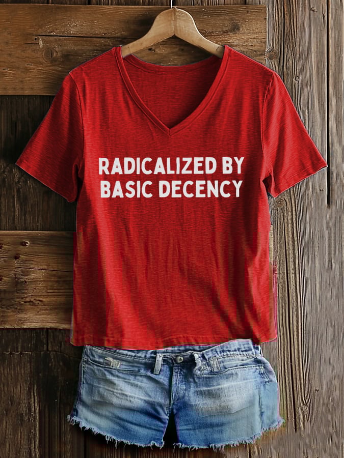 🔥Buy 3 Get 15% Off🔥Women's Casual Social Democracy Printed T-shirt