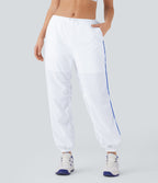 Low Rise 2-in-1 Color Block Quick Dry Dance Joggers with Pockets