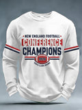 Men's Football Printed Waffle Top