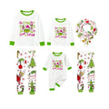 Holiday Family Christmas Pajamas Set With Classic Xmas Character Cartoon Design
