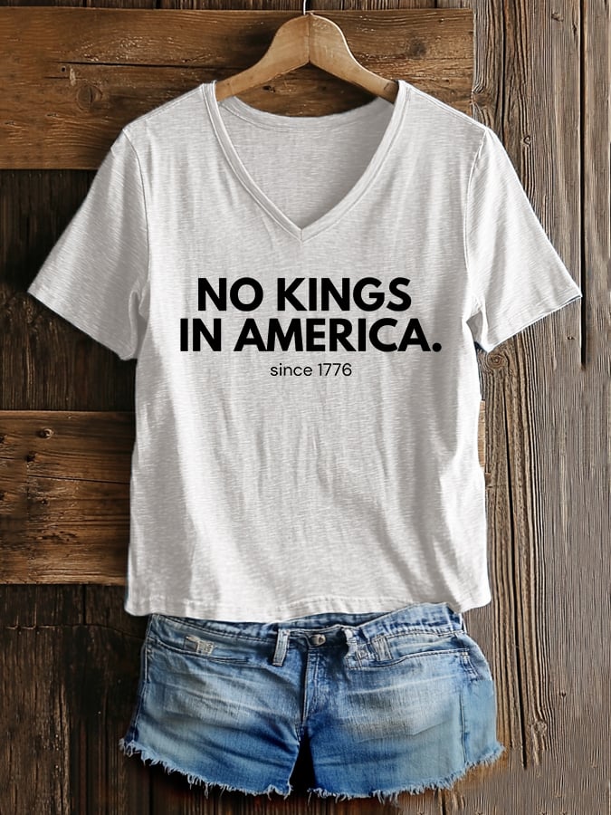 🔥Buy 3 Get 15% Off🔥Women's Casual Fashion American Kingless Printed T-Shirt