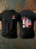 🔥Buy 3 Get 15% Off🔥Men's  NOPE No King American Flag Print T-Shirt