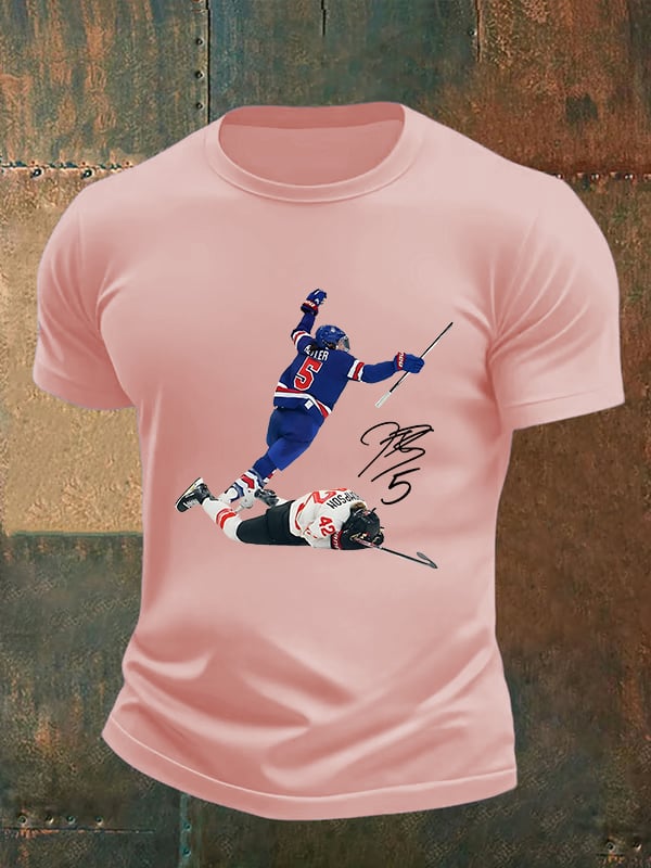 Men's   Funny Character Print T-Shirt
