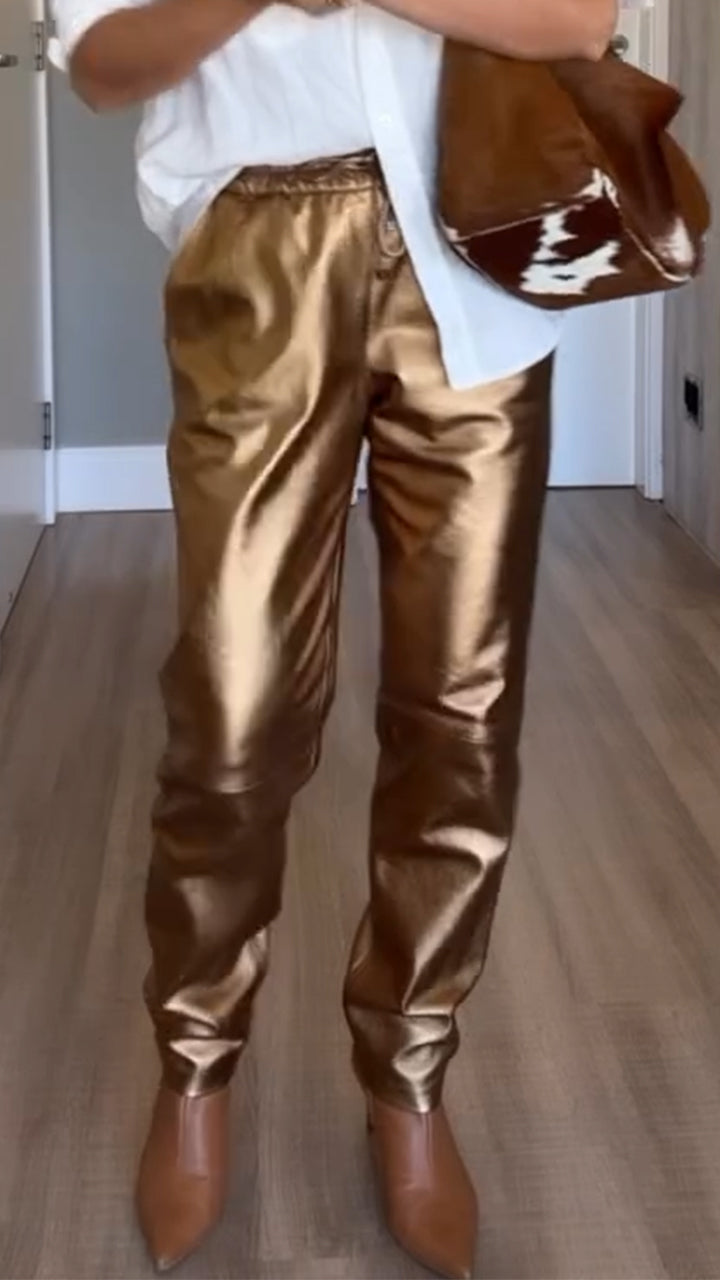 Ladies Drawstring Casual Pants