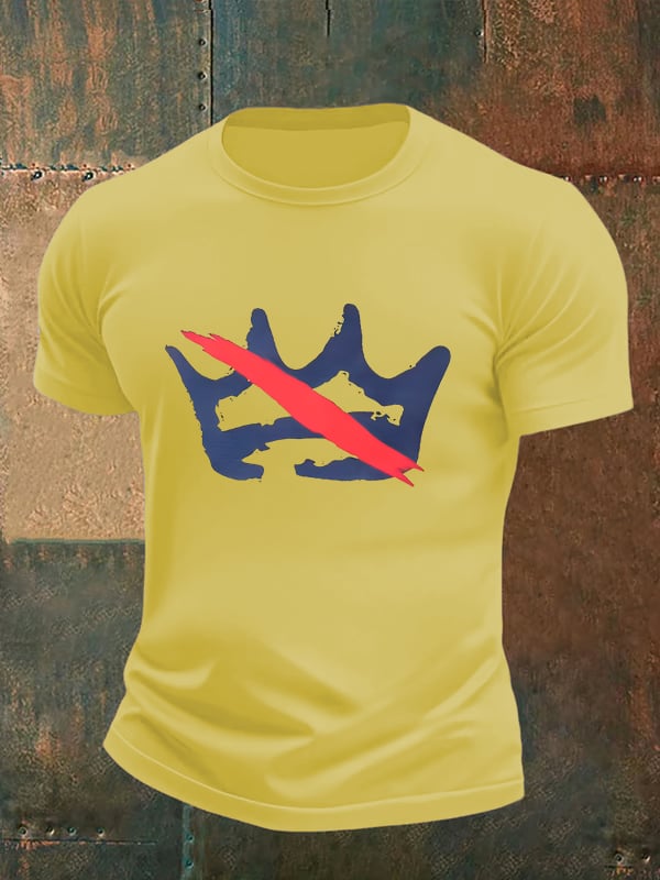 🔥Buy 3 Get 15% Off Men's America has no kings print  T-Shirt