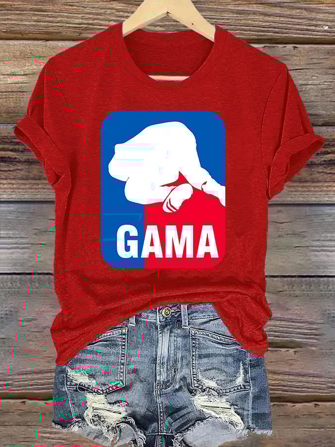 🔥Buy 3 Get 15% Off🔥Women's  Loudmouth Face Plant Print T-Shirt