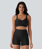 Medium Support Sheen Running Sports Bra