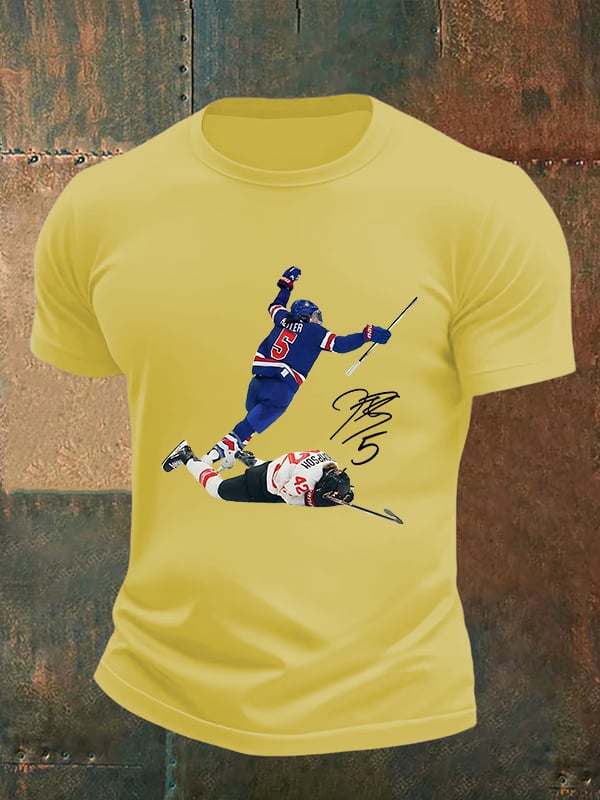 Men's   Funny Character Print T-Shirt