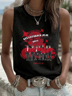 Women's 2026 Music Tour Printed Vest