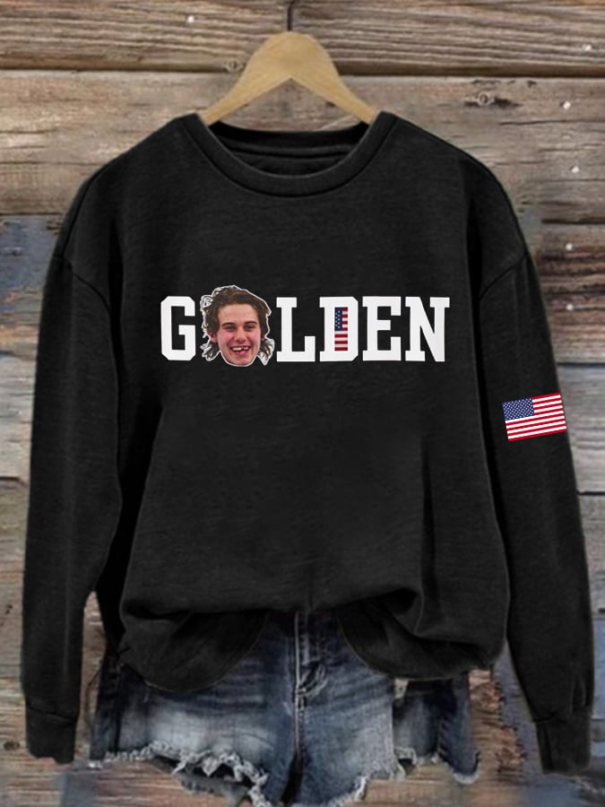 Women's  Hockey Print Sweatshirt