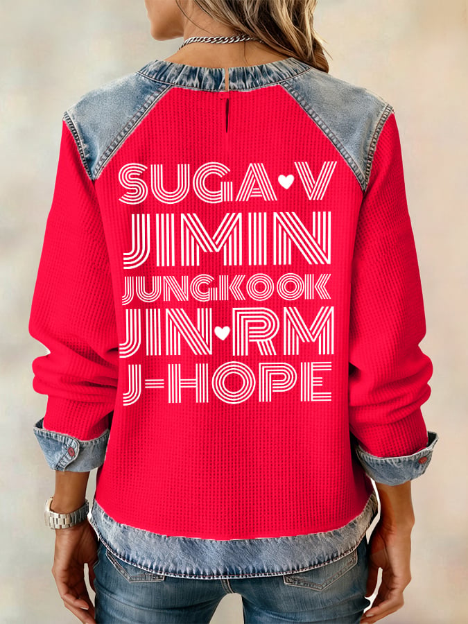 Women's Leisure  Print Sweatshirt