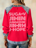 Women's Leisure  Print Sweatshirt