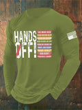 🔥Buy 3 Get 15% Off🔥Men'S Retro Hands Off Protest Print T-Shirt