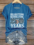 🔥Buy 3 Get 15% Off🔥Women's Casual FDT Printed Short-Sleeve T-Shirt