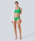 Texture Bikini Top Swimsuit