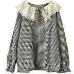 Big Cute Lace Collar Shirt