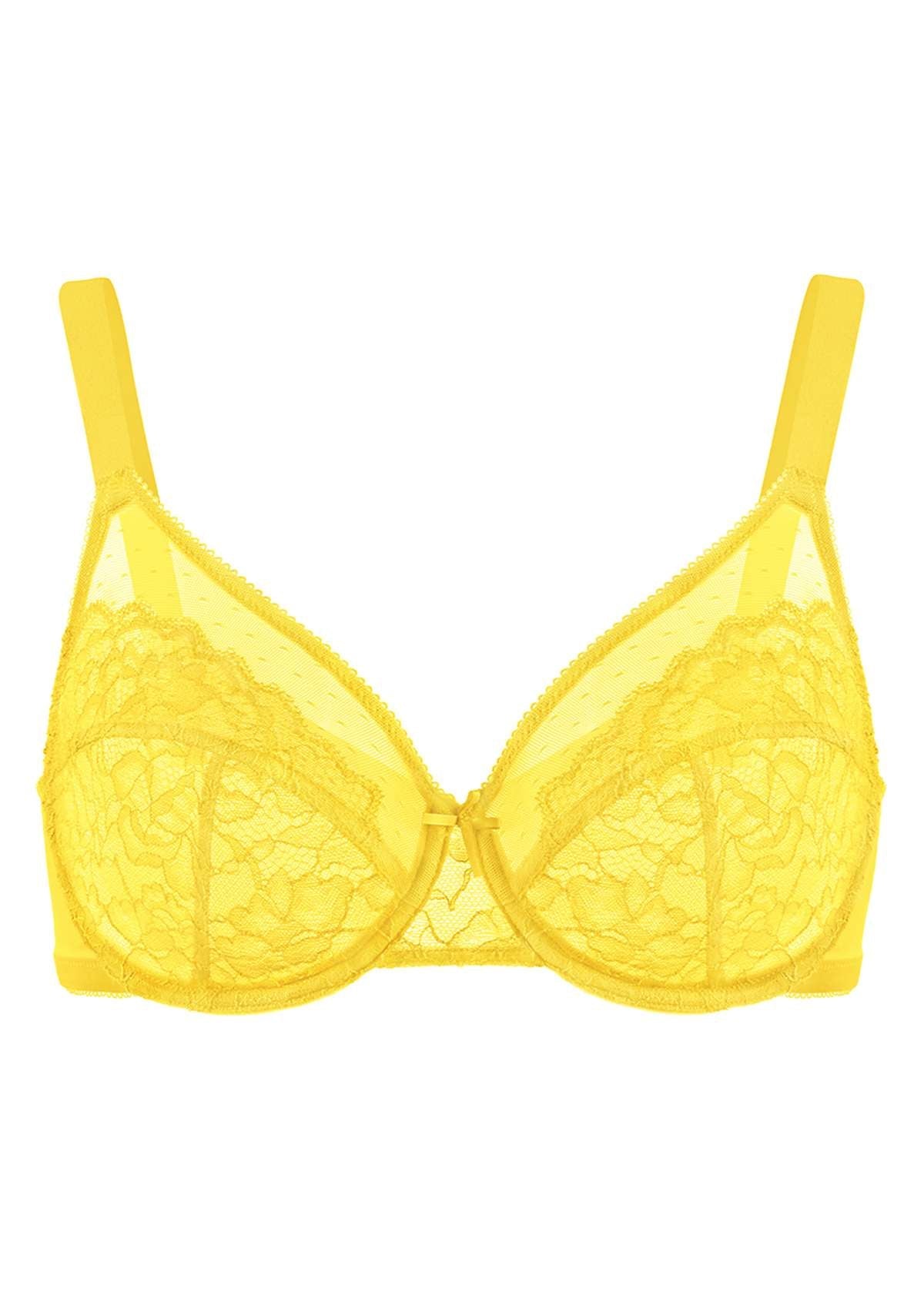 Enchante Unlined Non-padded Lace Underwire Bra