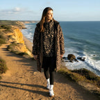 Drying Robe Water Resistant Wind Resistant Changing Soft Sherpa Fleece Lined Oversized Hooded Long Sleeve Coat Jacket