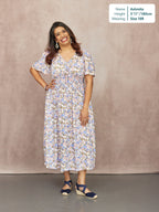 Maddie Short Sleeve Dress - Floral Print