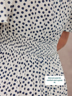 Maddie Short Sleeve Dress - Polka Dot Print