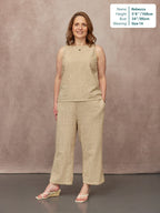 Rhianna Culotte - Brown Gingham