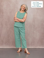 Rhianna Culotte - Green Gingham
