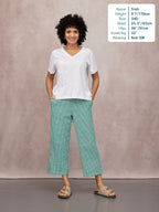 Rhianna Culotte - Green Gingham