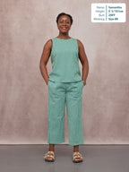 Rhianna Culotte - Green Gingham